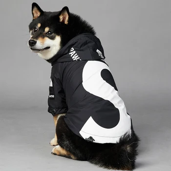 Designer Wasserdicht Hund Regenmantel Mode Winddicht Hund Jacke Kleidung für Große Hunde Warme Katze Welpen Mantel Kostüm Dropshiping