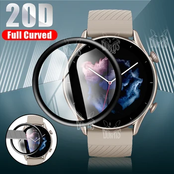 Screen Protector Für Huami Amazfit GTR 3 Pro GTR3 GTR 2 2E Smart Watch 20D Soft Glas Gebogene Schutzhülle Film Zubehör