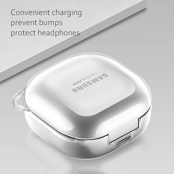 Transparent Kopfhörer Fall Für Samsung Galaxy Knospen 2-Pro-Live-Cover Bluetooth Headset Kopfhörer Fällen Für Samsung Buds2 Pro Abdeckungen