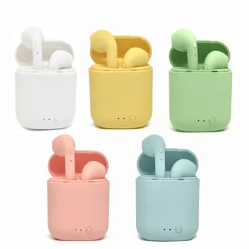 i7Mini-2 TWS Drahtlose Ohrhörer Bluetooth 5.0 Kopfhörer Matte Earbuds Headset Drahtlose Kopfhörer Für iPhone xiaomi Lade Box