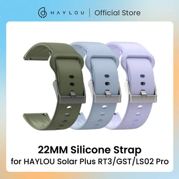 22MM Silikon Armband Armband Geeignet für HAYLOU Solar Plus RT3 Smartwatch HAYLOU Solar Lite Smart Watch