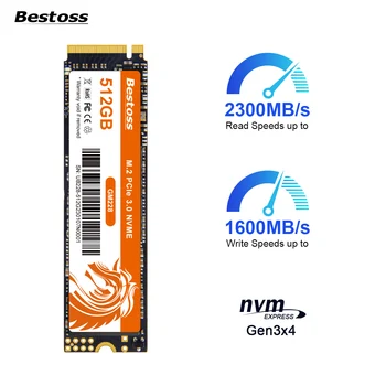 Bestoss M2 Nvme Ssd 1 TB-Nvme, 512 GB Ssd M2 Notebook-Festplatte, Ssd-Laufwerk Für Laptop GM22842