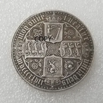 United Kingdom 1 Crown Kopieren Specie Medaille Handwerk Sammlerstücke Victoria MÜNZE Gedenkmünzen-Replik
