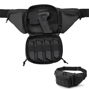 Im Freien Taktische Pistole Taille Tasche, Brust Holster Militär Kampf Camping Sport Jagd-Sportliche Schulter-Sling Gun Holster Tasche