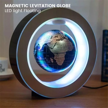 Schwebende Lampe Magnetische Levitation Globus LED Rotierenden Globus Lichter Nachttisch Lampen Home Neuheit Schwimmende Lampe Neue Jahr Geschenke