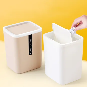 Kreative Mini Kleine Abfall Bin Desktop Müll Korb Hause Tisch Kunststoff Büro Liefert Mülleimer Mülleimer Kleinigkeiten Barrel Box