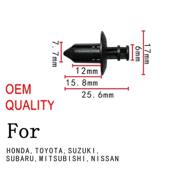 10/100 Mbit / s für SUZUKI GSX GSX-R GSF SV EINEN Fairing push pin fastener 09409-08308-5ES 09409083085ES Subaru Honda Nissan 91505SL0003