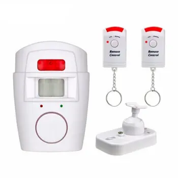 Home Security Alert Infrarot Sensor Anti-Diebstahl Motion Detektor Alarm Monitor Drahtlose 105dB Alarm System+2 Remote Control