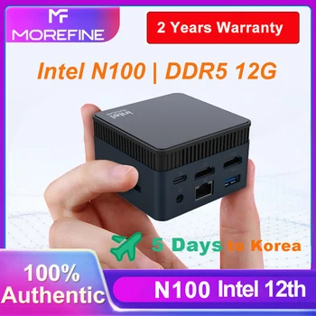 MOREFINE M6S Mini PC Intel 12th Gen N100 12G DDR5 512 GB/1 TB Fenster 11 Gaming Computer 4K 60Hz HDMI Tragbare Minipc Gamer PC