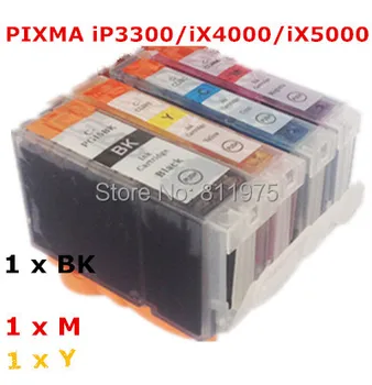PGI-5 5BK CLI-8 4color kompatibel Tinte Patrone Für canon PIXMA IX4000 IX5000 IP3300 IP3500 MP510 MP520 MP520X MX700 Drucker