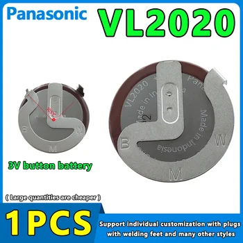 Panasonic Wiederaufladbare Lithium-Taste Batterie ML2020 VL2020 3V Batterie Für BMW E46 E60 E90 accu FOB F1 Uhrketten Schlüssel 90 Grad