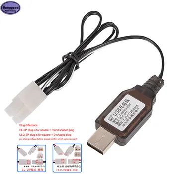 7,2 V 250mA Tamiya EL-2P oder L6.2-2P Stecker USB Ladegerät mit LED-Licht Für Flugzeug Auto Spielzeug remote NiMH NiCD RC Batterie Ladegerät