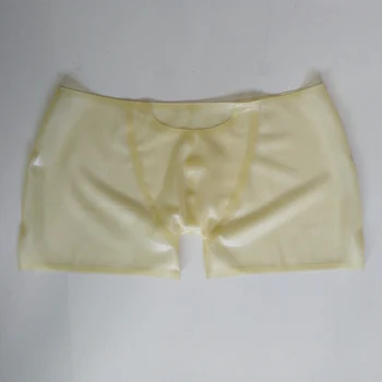 Latex Nizza Shorts Fetisch Unterwäsche Cosplay Unterhose mit penis Loch-und Codpiecs