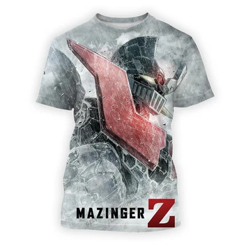 Mazinger Z 3D Gedruckt T-shirt Männer Mode T-Shirt Kinder Hip Hop Tops Tees Anime-Roboter T-SHIRT Casual Jungen Mädchen Kühlen T-SHIRT