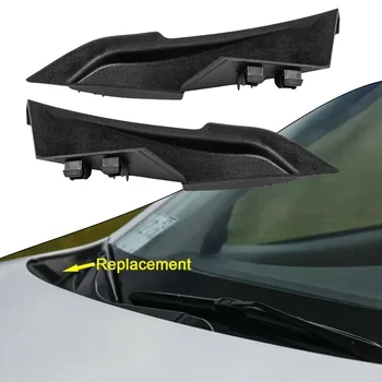 Ein paar Auto Frontscheibe Wischer Side Trim Abdeckung Wasser Deflektor Gugel Platte Für Hyundai Elantra 2011 2012 2013 2014 2015 2016