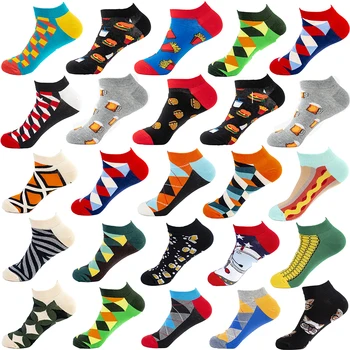 Frühling und Sommer neue Männer Socken trend-puzzle-Serie Herren Boot Socken Männer Socken casual Socken Großhandel Socken