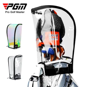 PGM Universal Golf Bag Cap Wasserdicht Staubdicht Schutz Hut Abdeckung Einstellbare Magic Stick Laser Bunte Transparente QB072 neue