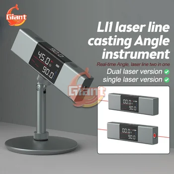 Laser Ebene Winkel Meter Casting Instrument Messung Werkzeug Winkelmesser Digital Neigungsmesser Gauge Bau Werkzeuge Winkel Herrscher