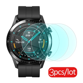 3pcs Gehärtetem Glas Für Huawei Uhr GT 2 GT2 46mm Schützende Glas Für Huawei Uhr 3 Pro 3Pro Screen Protector Smartwatch-Film