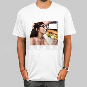 Mia Khalifa-Action-Film-Sterne-Lustige T-Shirts Mode Männer und Frauen T-shirt Kurzarm Unisex T-SHIRT Streetwear