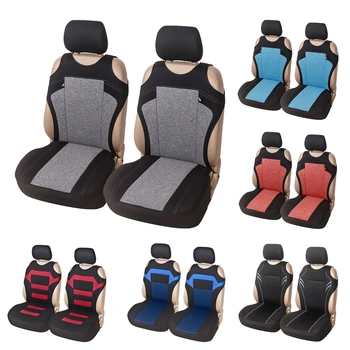 CarPaint 2pcs Universal Car Seat Covers - Front Sitzbezüge Mesh Schwamm Innen Zubehör T Shirt Design - für Auto/LKW/Van