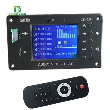 Bluetooth 5.0 Audio Video Decoder Alarm Zeit CVBS TFT Bluetooth Modul mp4/mp5 HD Video FM APE/WAV/MP3 Decodierung Bord