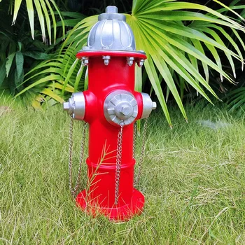 35cm moderne Originalität pup Hydranten Harz Kunst und Handwerk Outdoor Rasen Garten Dekoration und Landschaft