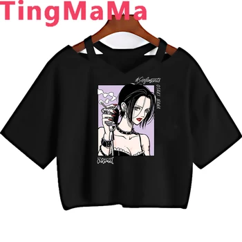 Japanische Anime-Osaki Nana T Shirt Frauen Lustige Cartoon Nana Osaki Grafik Tees Y2k Aesthetic Grunge Harajuku T-shirts Weibliche