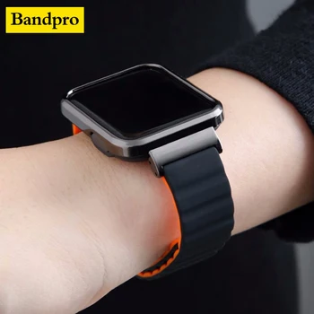 Ausgezeichnete 2IN1magnetic Strap+Metall Fall Für Xiaomi Redmi watch 3 2 1 mi Poco Uhr Armband smart Uhrenarmband Für mi Watch 2 Lite