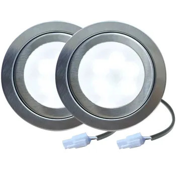 2-Stück 68mm Dunstabzugshaube Licht LED-Lampe 12V DC 1,5 W Küche Herd Licht Lampe Schrank Schrank Schrank Licht energiesparende