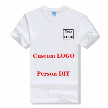 Fabrik Preis! Kostenlose Benutzerdefinierte LOGO-Design 100% Baumwolle T Shirt für Männer Frauen DIY Foto-oder Logo-Casual-AD-Spitzen-Team-Kleidung Tee