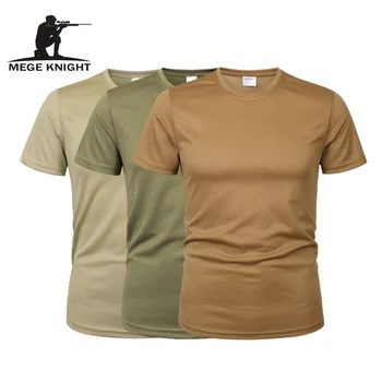 MEGE 3 Pcs/2 Pcs Männer Camouflage Taktische T Hemd Armee Military ShortSleeve O-Ausschnitt Schnell Trocknend gym T Shirts Casual Übergroßen 4XL