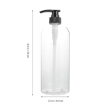 3pcs 1000ml Leere Bad Tragbare Seife Dispenser Shampoo Lotion Dusche Gel Flaschen Nachfüllbar Flasche Drücken Lotion Flasche