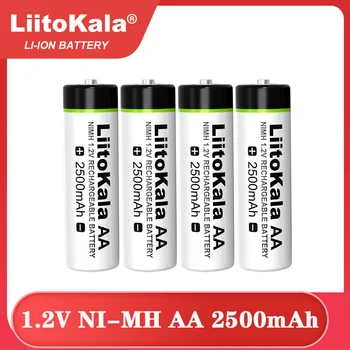 Liitokala 1,2 V AA 2500mAh Ni-MH Wiederaufladbare aa Batterie für die Temperatur-gun Fernbedienung Maus Spielzeug Batterien