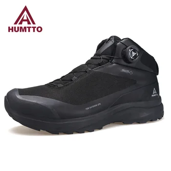HUMTTO Sport Schuhe für Männer Luxus-Designer-Outdoor-Sicherheit Turnschuhe Männlichen Winter Wasserdicht Klettern Trekking Wandern Stiefel Herren