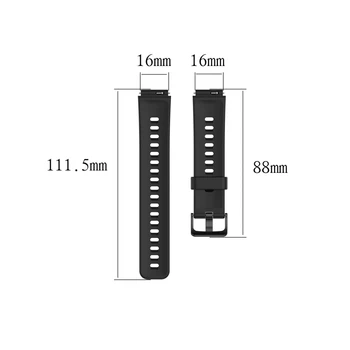 Universal-16mm Silikon Uhr Band Strap für Huawei TalkBand B3 B6 TW2T35400 TW2T35900 und mehr für Kinder Beobachten