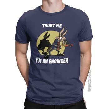 Vertrauen Sie Mir Im Ein Ingenieur T Shirt Für Männer Reine Baumwolle Vintage T-Shirt Runde Hals Engineering Tees Klassische Kleidung Plus Größe