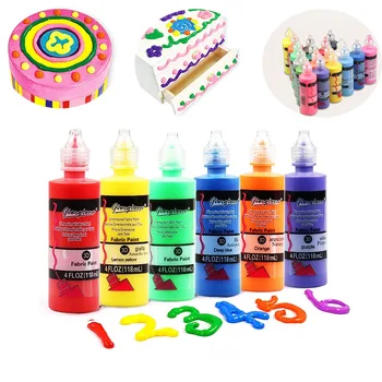 18-Farb-Acryl-Spitz-Nase Flasche Set 3D dreidimensionale Kinder DIY-Stein-Holz-Mauer Handgemachte Graffiti-Material