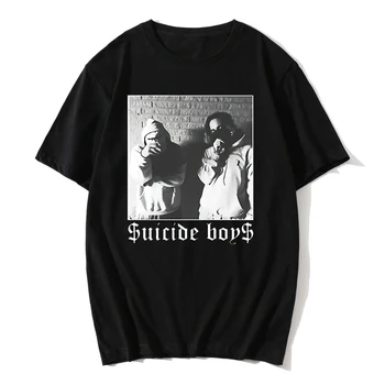 Rapper suicideboys Selbstmord T-Shirt Männer Frauen Mode Baumwolle T-shirt Kinder Hip Hop Tops Tee Suicideboys Camiseta hombre Jungen T-SHIRT