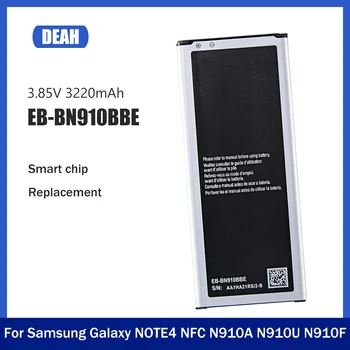 3220mAh EB-BN910BBE Ersatz Batterie Für Samsung Galaxy NOTE 4 NFC-N910A N910C N910F N910H N910U N910V EB-BN910BBU Telefon Zelle