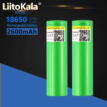 Liitokala NEUE Original 3,6 V Batterie 18650 Wiederaufladbare VTC5A 2600mAh High Drain 40A