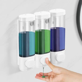 Punch-free soap dispenser hand sanitizer Wand-montiert, drücken Sie die sub-Abfüllung hotel Dusche gel shampoo box Wand-montiert