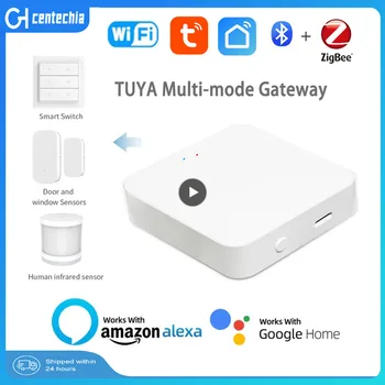 Tuya Smart Gateway Hub Zigbee Multi-Modell-Smart Home - - Brücke WiFi Bluetooth Smart Leben APP Drahtlose Fernbedienung Alexa Google
