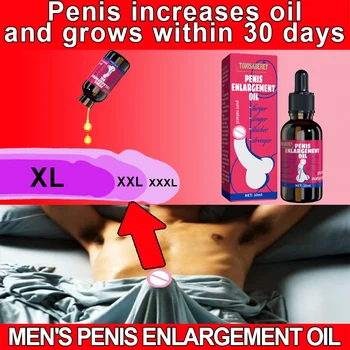 Penis Permanent Verdickung Wachstum Erweiterung Massage für Männer Cock Erektion Schmiermittel Lncrease XXL Pflanzen-Extrakte Öl-Massage
