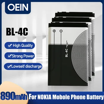 Neue BL-4C 3.7 V 890mAh Lithium-Polymer Telefon Batterie BL4C BL 4C Für Nokia 6100 6125 6136 6170 6300 6301 6102i 6170 7705 7200 7270