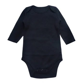 Baby Body Neugeborenen Babys Kleidung Langarm Schwarz Unisex 3 6 9 12 18 24 Monate Baby Kleidung
