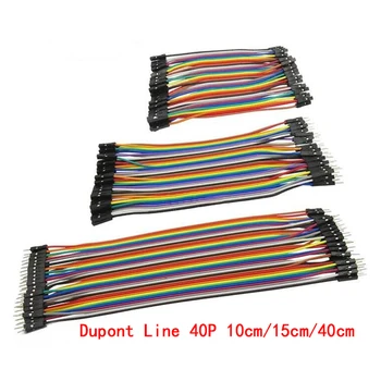 Dupont Linie 40P 10 cm/15 cm/40 cm Männlich zu Männlich + Weiblichen zu Männlichen und Buchse auf Buchse Jumper Wire Dupont Kabel für arduino DIY KIT