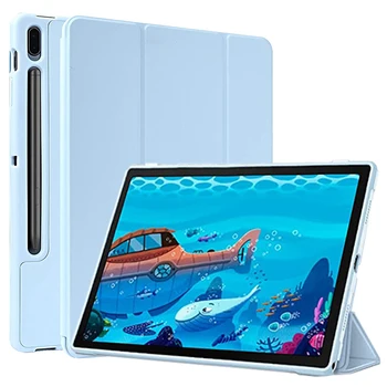 Tri-Falten Fall Für Samsung Galaxy Tab S7 S8 5G 11inch T870 X700 PU Tablet Abdeckung für Tab A8 2022 10.5 X200 X205 Smart Stand Cover