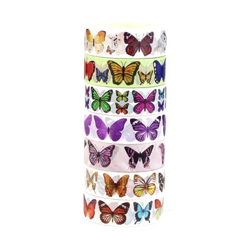 2023 NEUE 1PC 10M Dekorative Schöne Bunte Schmetterlinge Washi Tape Set für Scrapbooking Planer Masking Klebeband Nette Briefpapier
