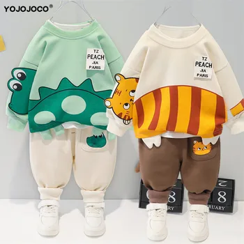 Baby boy Kleidung 0-4Y Frühling und Herbst Baumwolle Anzug Jungen cartoon Pullover casual Sport Kinder Kleidung Jungen zwei-Stück Anzug